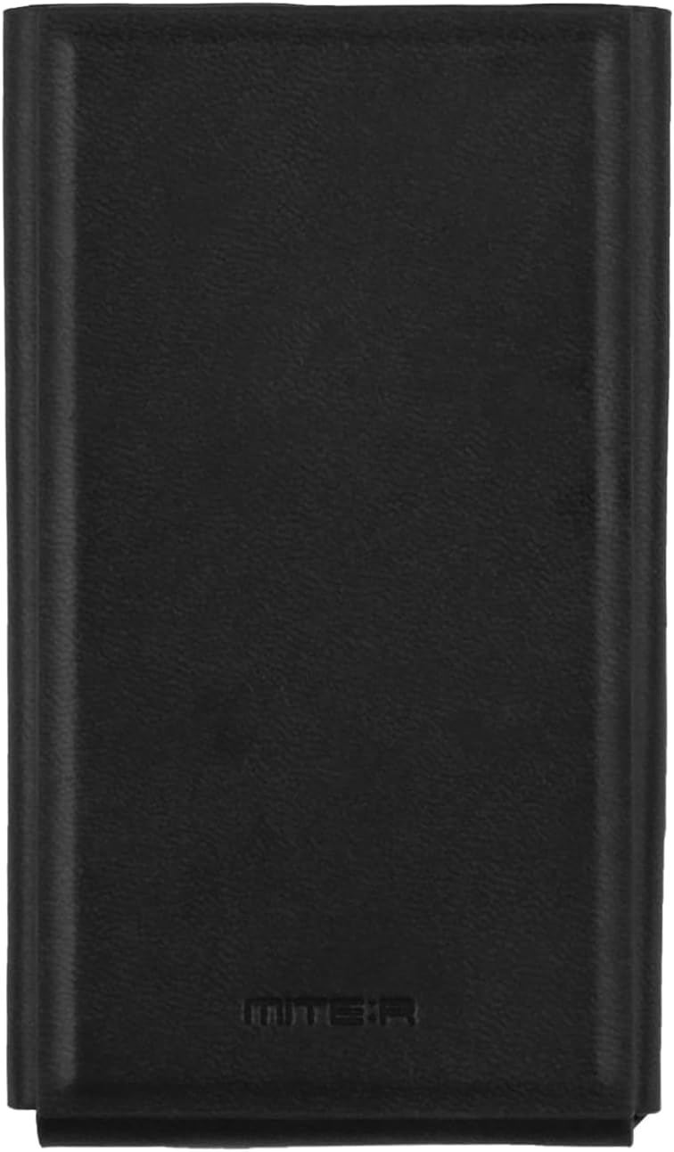 MITER Handcrafted PU Leather Case for FiiO M21 – Premium Italy PU Leather, Steel Frame Protection, Made in Korea (Light Black) - Image 2